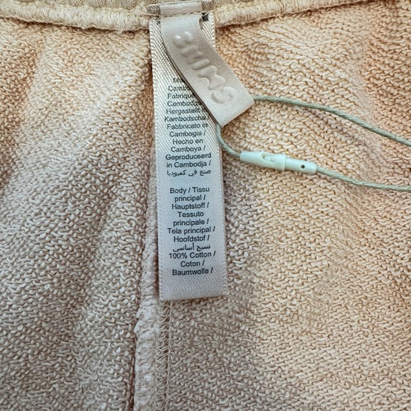 SKIMS French Terry Low Rise Straight Leg Pants Large Peach Creamsicle Lounge NWT - Picture 7 of 9